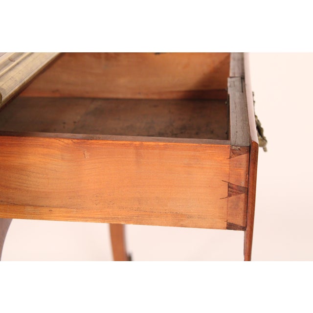 Antique Louis XV Style Bronze Mounted Leather Top Desk For Sale - Image 14 of 14