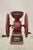 Swift Mill Lane Red & Blue Cast Iron Victorian Coffee Mill Grinder w/ Drawer. Circa Late 19th Century. Measurements: 14.5"...