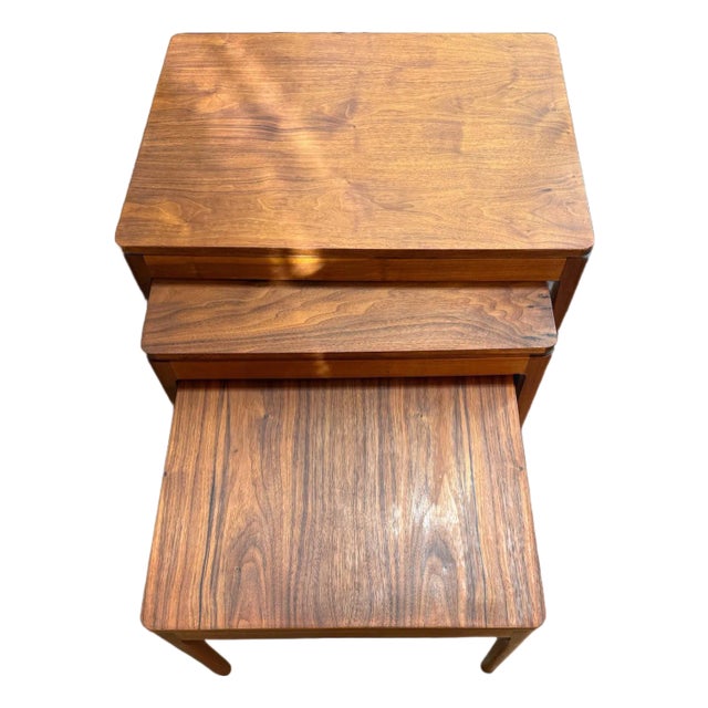 Drexel Nesting Tables Declaration 1960 Kipp Stewart Set of 3 For Sale