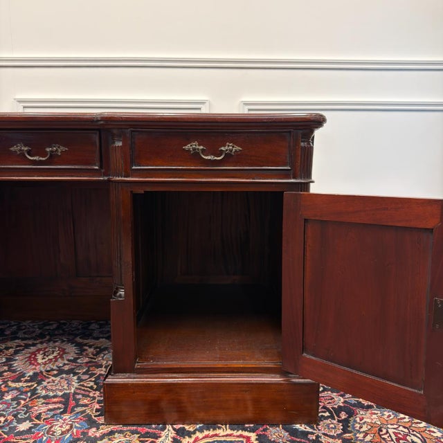 Classic English Desk with Backboard For Sale - Image 12 of 18