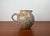 Vintage German Studio Pottery Jug Vase with Floral Pattern by Gerhard Liebenthron, 1989 For Sale - Image 9 of 18