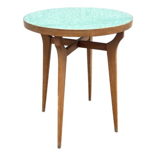 Occasional Table in Maple and Light Green Formica, Italy, 1960s For Sale