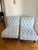 2000 - 2009 Tufted Blue Slipper Chairs (Pair) For Sale - Image 5 of 6