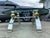 Mid-Century Modern Vintage Space Age Design Chrome and Glass Atomic Coffee Table For Sale - Image 3 of 13