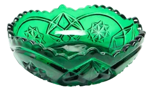 Art Deco Bowl by Hortensja Glassworks