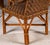 A Vintage Set of Four Wicker and Rattan Armchairs For Sale In Los Angeles - Image 6 of 8