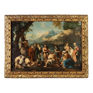 French School, St. John, 18th Century, Oil on Canvas For Sale
