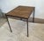 Vintage Industrial Metal Accent Table With Slatted Wooden Top For Sale - Image 10 of 14