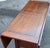 Wood American Craftsman Style Rustic Oak Drop-Leaf Console/Dining Table, Imported From Bulgaria by Crate & Barrel Co., 2005 [Unsigned] For Sale - Image 7 of 15