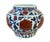 Blue Vintage Ming Style Chinoiserie Blue and White Vase/Cachepot 11" H For Sale - Image 8 of 10