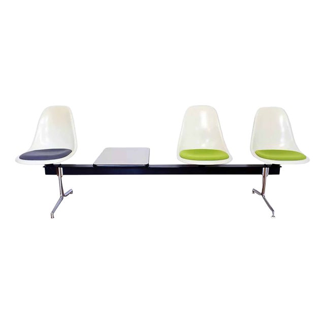 3-Seater Bench by Charles & Ray Eames for Vitra, 1970s For Sale