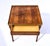 1980s Vintage Baker Furniture French Louis XVI Style Walnut Accent Table Brass Gallery For Sale - Image 5 of 10