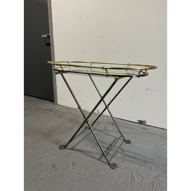 Vintage Campaign Tray Table For Sale - Image 4 of 9