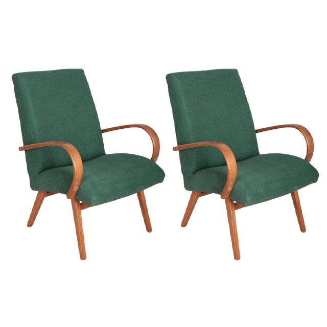 Set of Model 53 Armchairs by Jaroslav Smidek for TON, 1960s For Sale