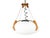This beautiful and rare pendant was produced in Italy in the late 1950s. Its design and its high quality resembles the...