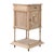 Antique French Bedside Table with Marble Top For Sale