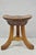 Vintage Mid Century Modern Mahogany Adolf Loos Theban Style Tripod Saddle Stool For Sale - Image 14 of 17