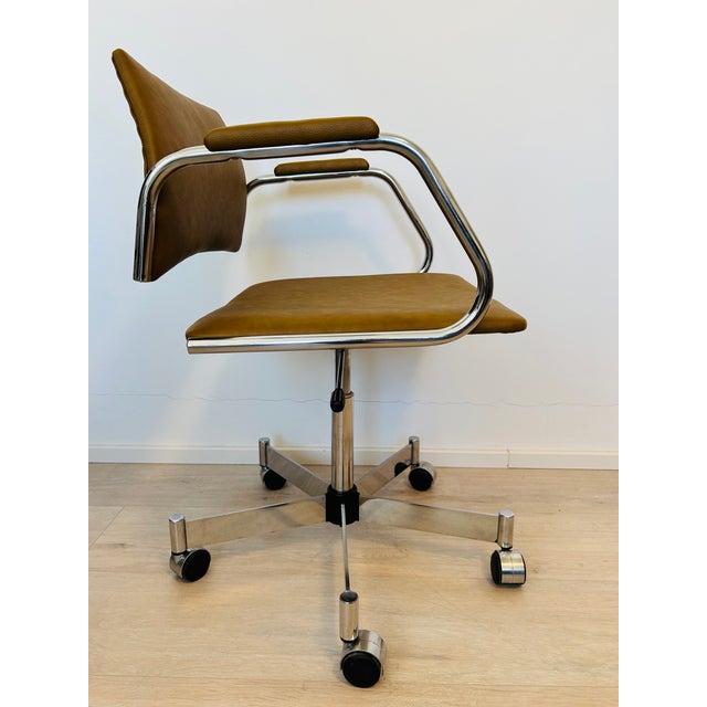 Vintage K-380 Office Desk Chair from Kovona, Czechoslovakia, 1970s For Sale - Image 4 of 12