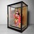 Japanese Dōjōji Hina-Ningyō in Glass Display, 1970s For Sale - Image 10 of 10