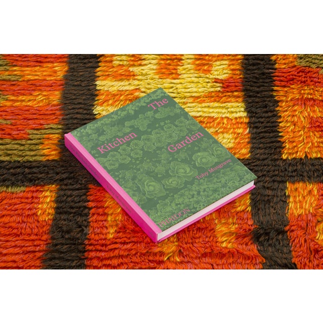 Vintage Swedish Rya Wool Rug in Grid Design by Rug & Kilim, 1950-1959 For Sale - Image 9 of 9