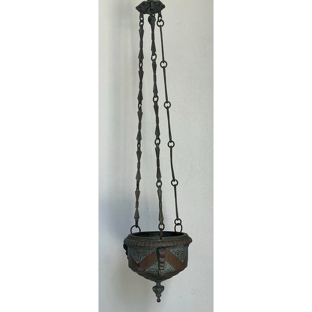 Grand Tour Vintage Patinated Bronze Censer For Sale - Image 3 of 12