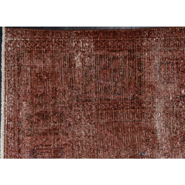 Turkish Vintage Rug 7'10" x 10'10" For Sale - Image 4 of 4
