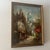 20th Century impressionist impasto oil on canvas framed signed depicting Parisiene street