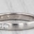 0.30ctw Diamond Wedding Band 14k White Gold Size 4.75 Stackable Ring For Sale In Greensboro - Image 6 of 8