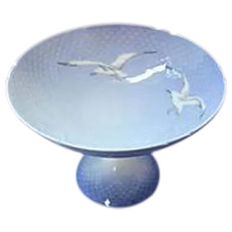 Blue & White Seagull Compote For Sale