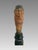 English Antique Cork Bottle Stopper in the Form of a Hand Carved Wood Bespectacled Man, German For Sale - Image 3 of 7