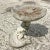 Vintage Boho Cast Concrete Flower Bird Bath For Sale In West Palm - Image 6 of 10