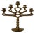 Large Brutalist Bronze Candleholder, Italy, 1960s For Sale