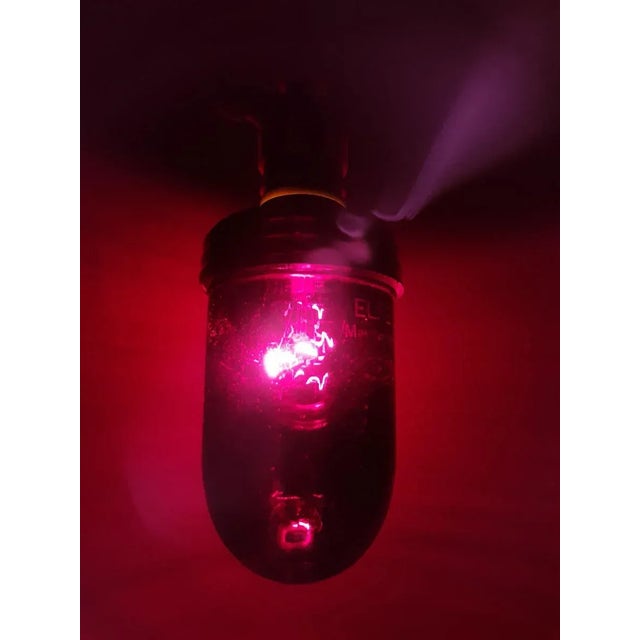 Industrial Dark Chamber Photo Ceiling Lamp from Elpe, 1920s For Sale - Image 4 of 7