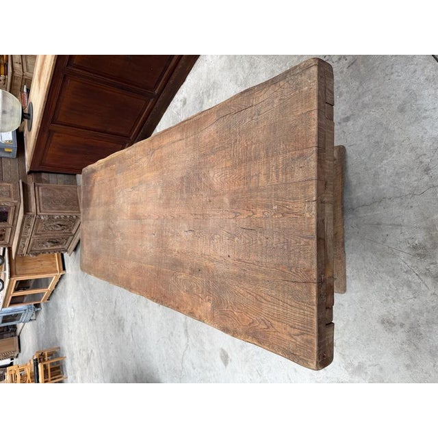 Monastery‑Style Oak Table, 1960s For Sale - Image 6 of 14