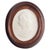 1970s Oval Relief Plaque in Biscuit Porcelain with Female Profile Portrait by Meissen, 1970s For Sale - Image 5 of 5