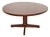 Harvey Probber Mid-Century Modern Sculpted Walnut Pedestal Dining Table, Newly Refinished For Sale