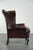 Cowhide Chesterfield Wing Armchair For Sale - Image 3 of 13