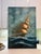 Vintage Coastal Nautical Original & Signed Clipper Ship Sailboat Oil Painting For Sale - Image 4 of 13