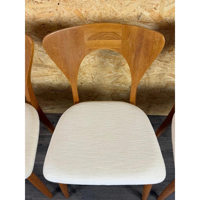 Oak Model Peter Dining Chairs by Koefoeds Hornslet, 1960s, Set of 4 For Sale - Image 8 of 18