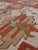 Antique Persian Serapi Carpet, Handmade Wool Oriental Rug, Rust, Ivory, Lit Blue For Sale - Image 13 of 17