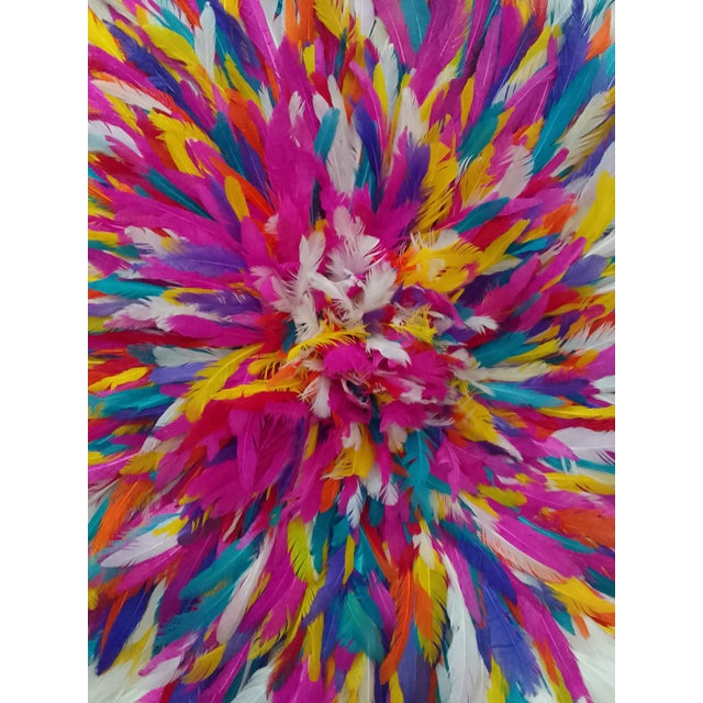 Multicolor White Outline Juju Hat For Sale In Washington DC - Image 6 of 6