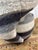 Sheepskin Stripe Swivel Chair For Sale - Image 9 of 12