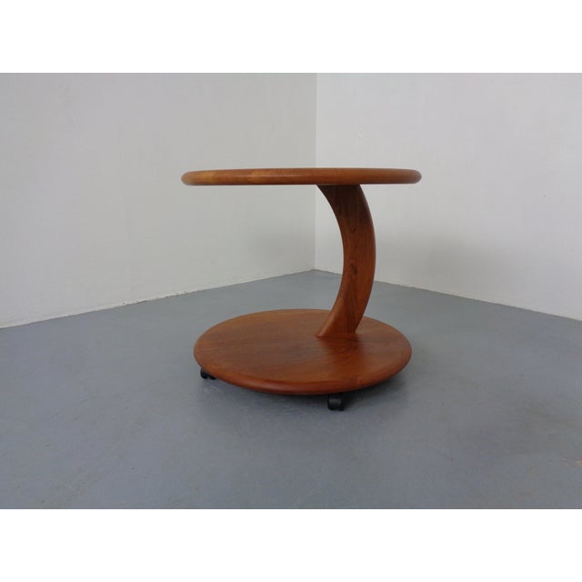 Teak Serving Trolley, Denmark, 1970s For Sale - Image 4 of 16