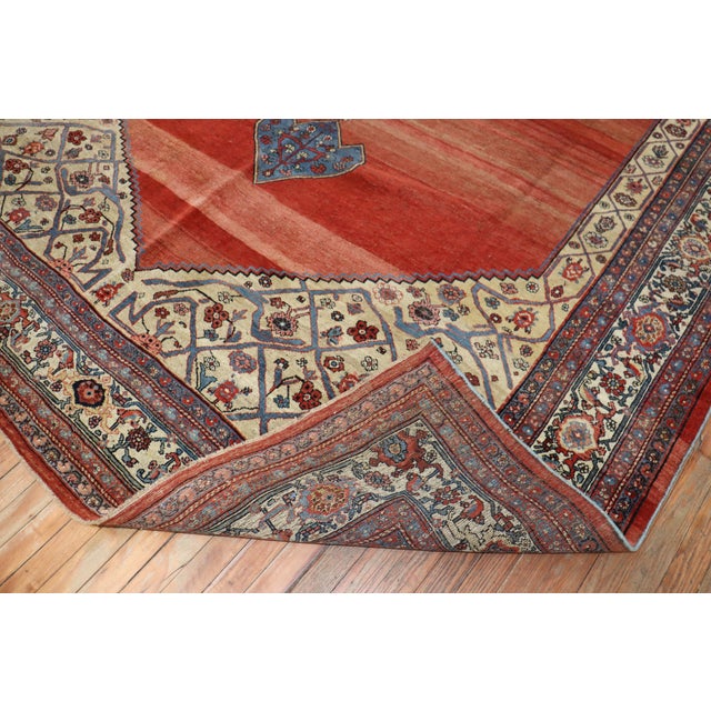 Early 20th Century Antique Zabihi Collection Persian Bidjar Rug For Sale - Image 5 of 12