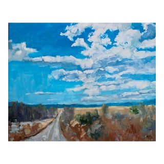 Quiet Places & Journeys — Cloudscape - Modern Contemporary Original Oil Painting For Sale