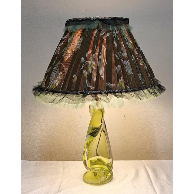 Vintage Table Lamp from Cristalleries De Val St Lambert, 1970s For Sale - Image 9 of 9