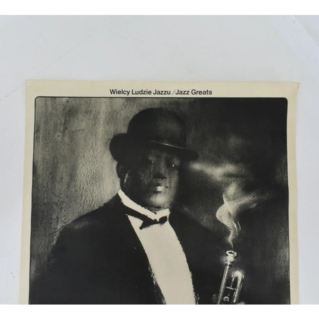Black King Oliver Jazz Poster from Swierzy, 1900s For Sale - Image 8 of 12