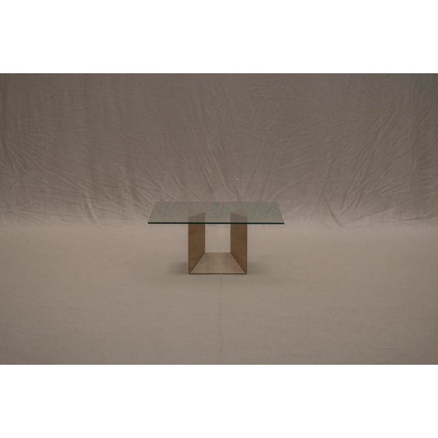 Italian Travertine Coffee Table, 1970s For Sale - Image 14 of 14