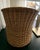 Coastal 1980s Wicker Club Chair For Sale - Image 3 of 6