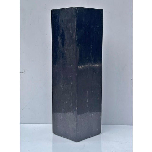 Tessellated Stone Pedestal by Marquis Collection of Beverly Hills, Usa 1990s For Sale In Los Angeles - Image 6 of 18